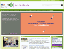 Tablet Screenshot of ac-nantes.fr